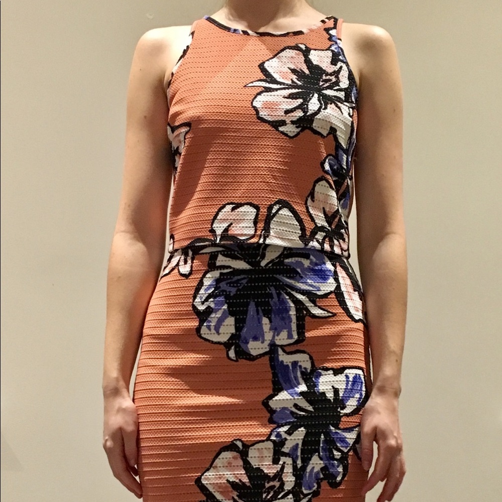 Skirt 2 piece floral set bar 111